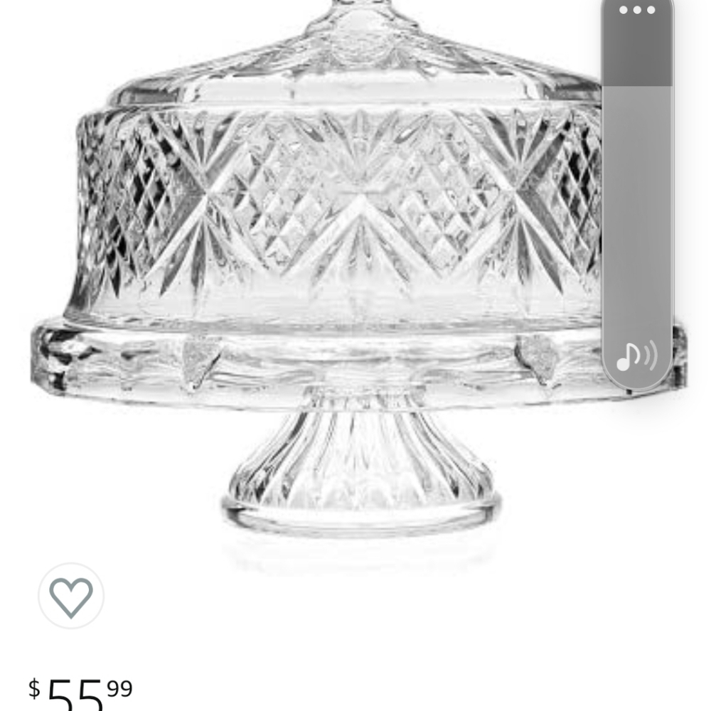 shannon crystal cake stand serving tray cake food